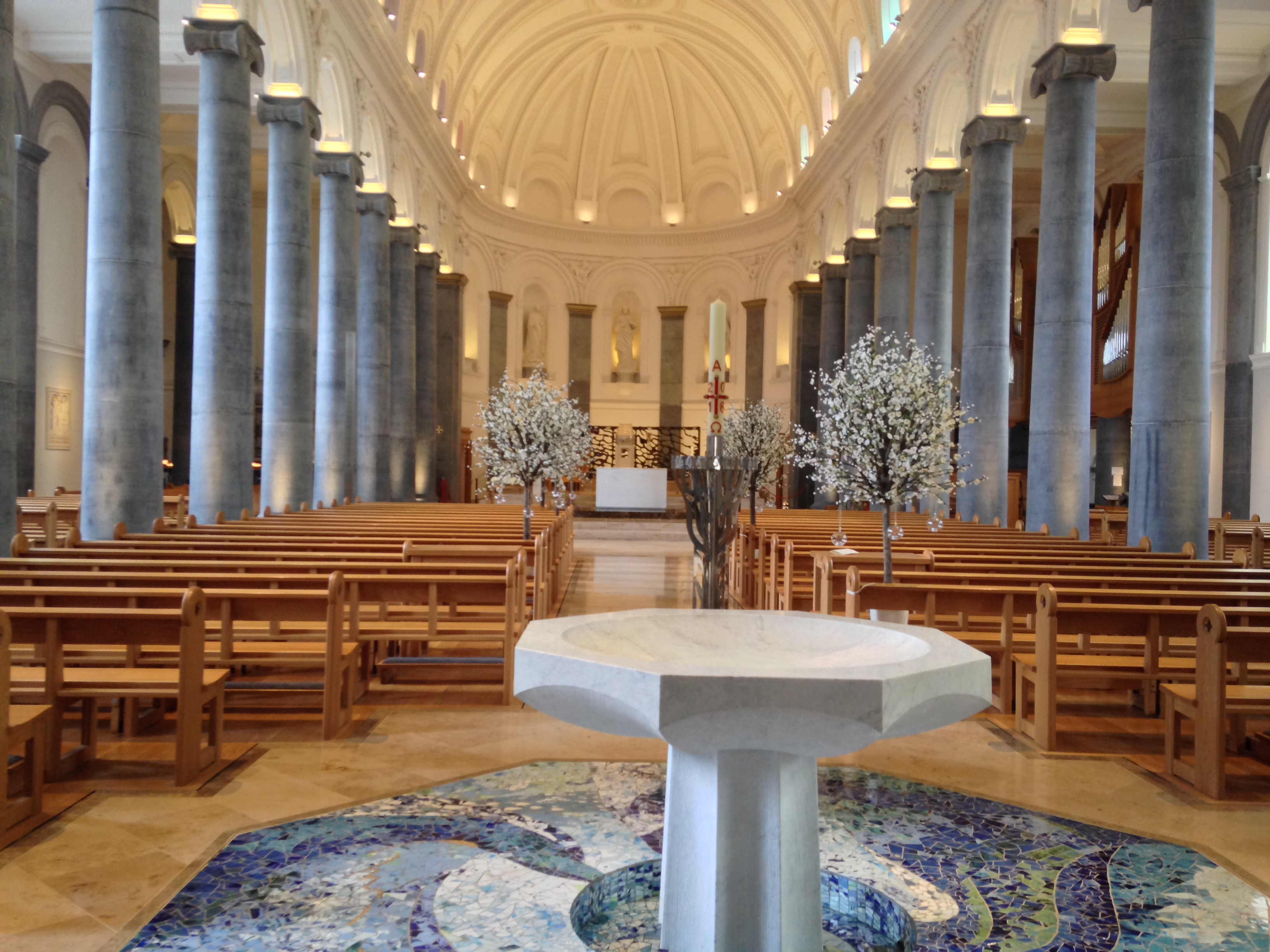 Inside St. Mel's cathedral in Longford. Photo by Sara Burrus.